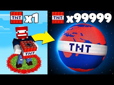 TNT = WELT GRÖßE in Minecraft