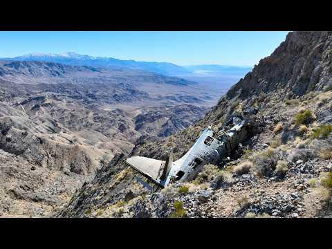 Hiking To The CIA’s “Top Secret” Plane Crash in Death Valley