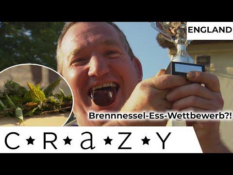 AUTSCH! 😲 Brennnessel-Wett-Essen?! Großbritanniens Kuriositäten: Platz 3 bis 1 | CRAZY...England