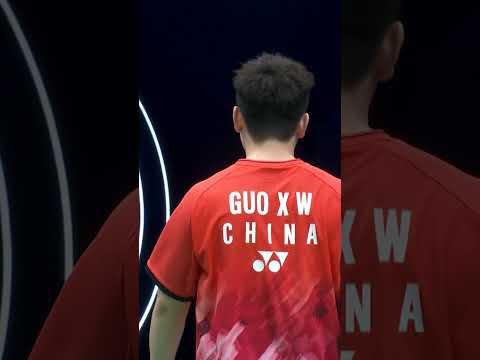 Astonishing backhand from Guo! #shorts #badminton #BWF