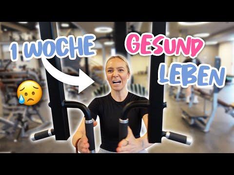 1 WOCHE GESUND leben, weil mein bio age bei 34 ist und das schnell geändert werden muss