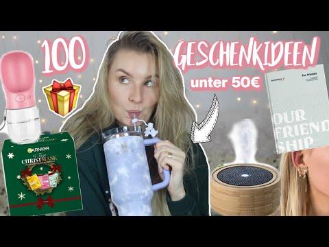 YES! 100 kreative GESCHENKIDEEN unter 50€ für WEIHNACHTEN! I Für Eltern, boyfriend, beste Freundin 🛍