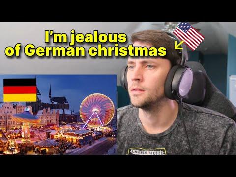 American reacts to German Christmas Traditions - nothing like America!