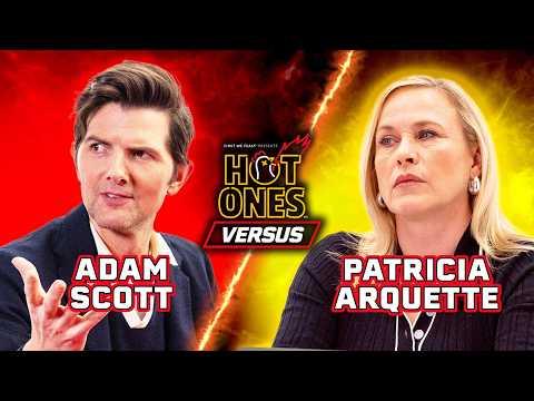 Severance’s Adam Scott vs. Patricia Arquette | Hot Ones Versus