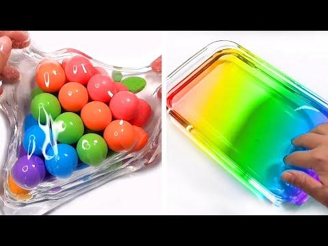 6 Hours of Colorful Slime Smashing ASMR – Stress Relieving & Fun