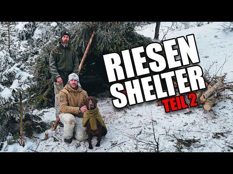 Es geht weiter! Riesen Shelter Projekt mit @silentoutdoors4412  und Odin in den Alpen ❄️ 🇦🇹