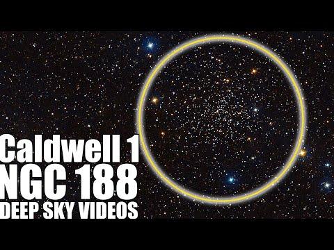 A Lucky Cluster of Middle-Aged Stars - (Caldwell 1 or NGC 188) - Deep Sky Videos