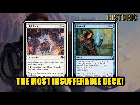 UW High Noon, The Most Insufferable Deck To Play Against... | Historic BO3 Ranked |  MTG Arena