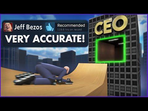 i made a game where you climb the corporate ladder... on rollerblades