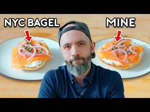 Can Babish Beat NYC Bagels and Lox? (Blind Taste Test)