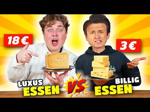 Wir essen LUXUS vs. BILLIG! 👑🧀 mit Smiley