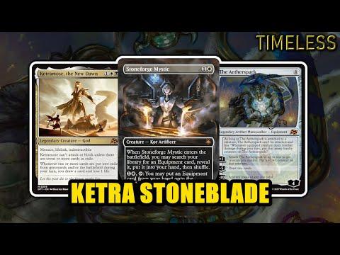 Unkillable and Fully Armed! Powering Up Ketramose in Stoneblade | Timeless BO3 Ranked | MTG Arena