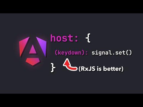 Why I'm still using RxJS (not signals) for host binding in Angular