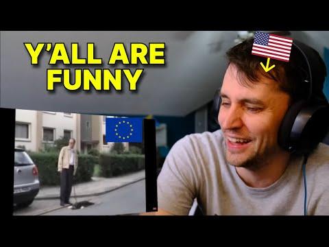 American reacts to 10 Funny European Commercials