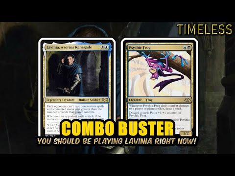 Lavinia Is Too Good Not To Play Right Now! Esper Frog | Timeless BO3 Ranked | MTG Arena