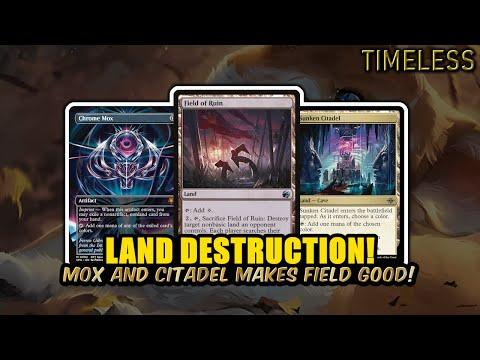 Field of Ruin Gets Better With Chrome Mox! Mono White Control | Timeless BO3 Ranked | MTG Arena