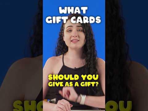 Best Gift Cards People Will ACTUALLY Use 🎁💳! (12 Days of Shortsmas) #shorts