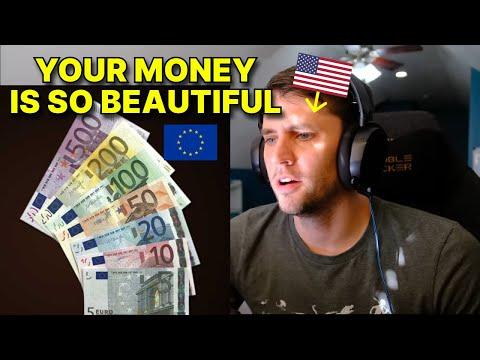 American reacts to Euro Banknotes (what they look like, and how they are made)