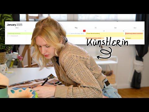 Die unsichtbare Arbeit hinter Kunst ✍️🎨 // Week Vlog