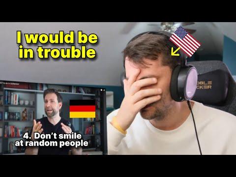 American Reacts to 16 Things NOT to Do in GERMANY