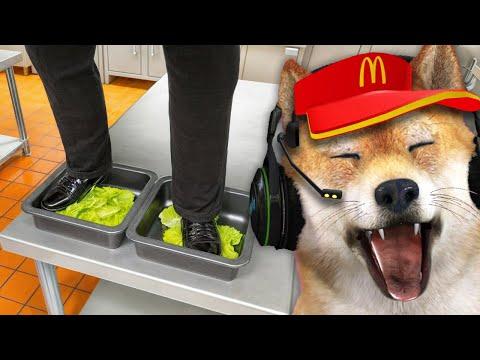 Ich mache Schuhsalat Burger im Fast Food Simulator...