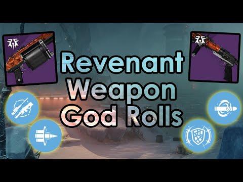 The God Roll (non-craftable!) Weapons of Episode 2: Revenant