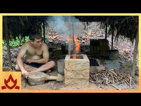 Primitive Technology: Water Bellows smelt