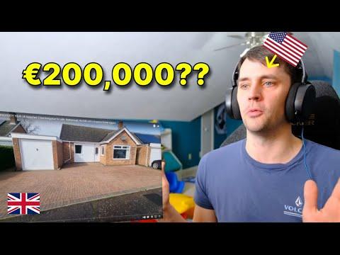 American reacts to average €200,000 UK House