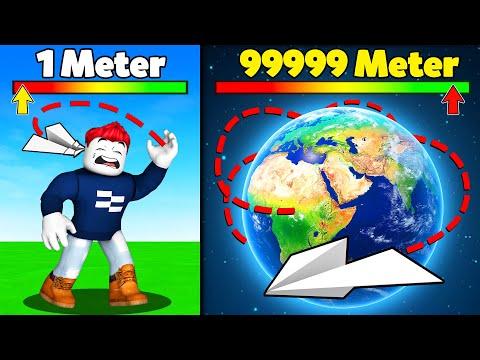 Ich Fliege Mit PAPIERFLIEGER 39.568.364 METER in Roblox Simulator