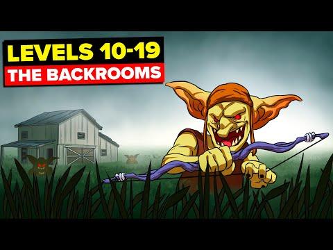 The Backrooms - Levels 10-19 - Surviving The Backrooms (Compilation)