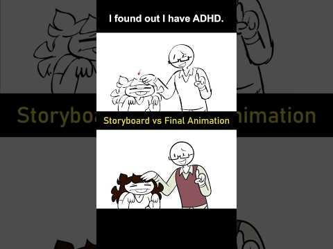 Storyboard vs Animation: I have ADHD (shot 16)