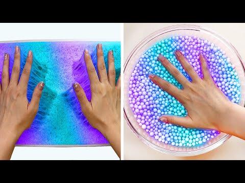 1 Hour Of Oddly Satisfying Slime ASMR - Relaxing When Stressed - ASMR Triggers