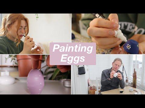 Custom Painting Eggs *DIY Easter Art Decorations | R Studios