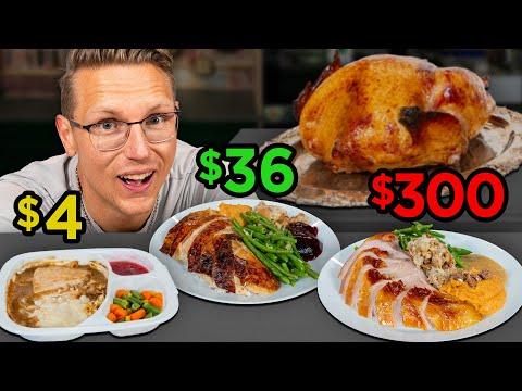 Cheapest vs. Most Expensive vs. Homemade Turkey Challenge