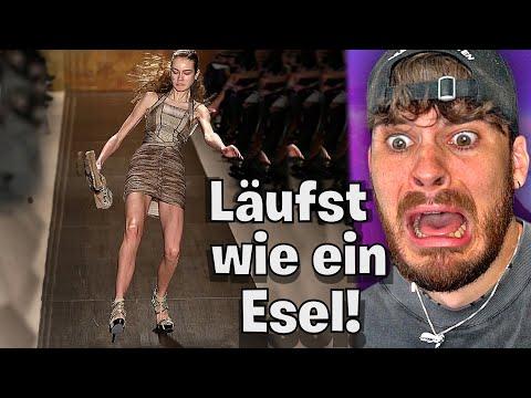 Kleines Mädchen wird auf Laufsteg GEMOBBT