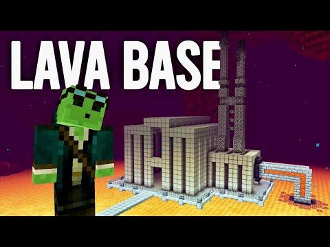 Mining Base On LAVA! - Let's Play Minecraft 658