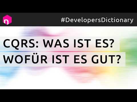 CQRS – das einzige Video, das Du brauchst // deutsch