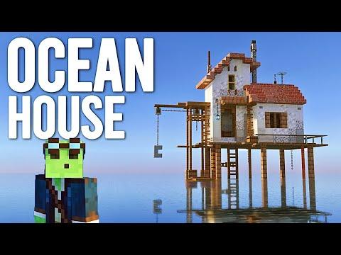 Building a Shack in the Ocean! - Let's Play Minecraft 649