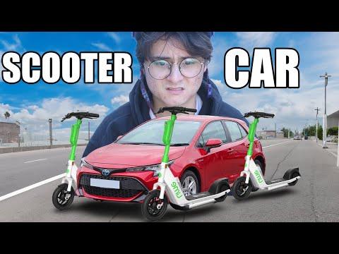 I Built a Car out of Scooters