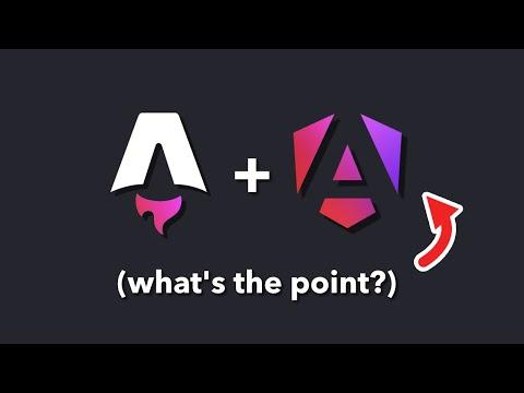 What's the point of using Astro... with Angular?