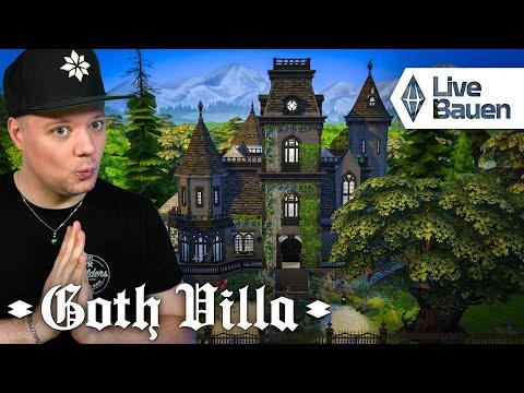 GOTH VILLA bauen #8 LIVE MIT Leben & Tod Erweiterungspack und allen anderen Die Sims 4 Packs!