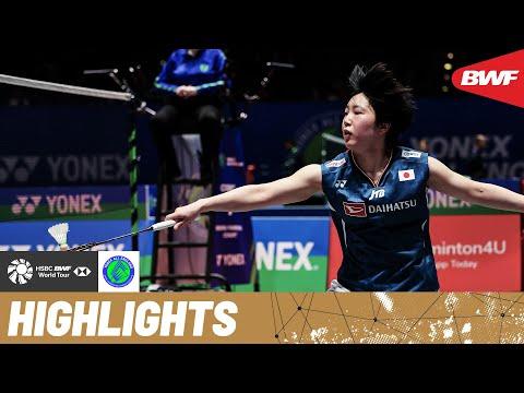 Nguyen Thuy Linh competes against former world No.1 Akane Yamaguchi