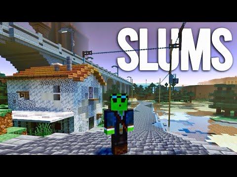 Building Run Down Homes! - Let’s Play Minecraft 652