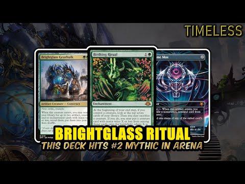 Brightglass Ritual Goes 23-1 to #2 Mythic in Timeless! | Timeless BO3 Ranked | MTG Arena