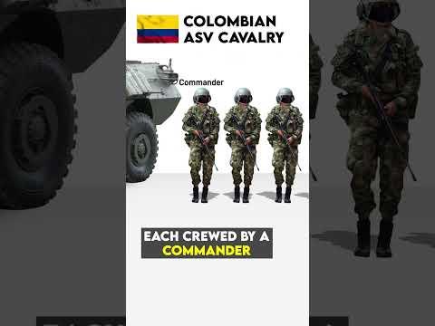 🇨🇴 Colombia's M1117 ASV Cavalry Platoon