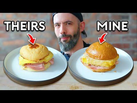 Can Babish Beat NYC's Best Breakfast Sandwiches? (Blind Taste Test)