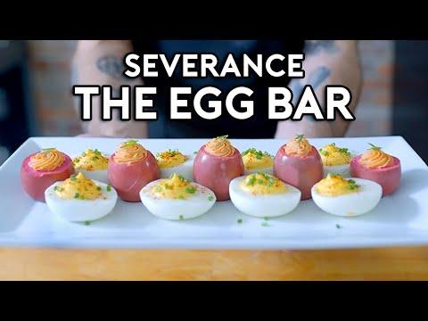 The Egg Bar from Severance | Binging with Babish