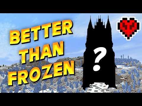 I Build My DREAM Ice Cathedral In Hardcore Minecraft