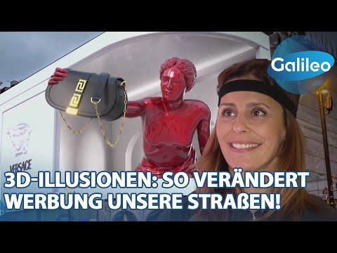 Aus dem Rahmen gefallen: 3D-ILLUSION revolutioniert die Straßen-Werbung | Galileo