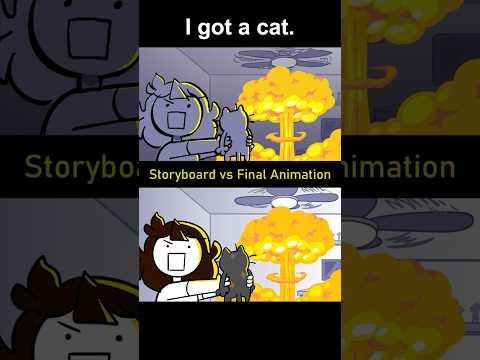 Storyboard vs Animation: I got a cat. (shot 15)